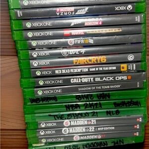 Xbox One 20 Game Bundle- Madden, NBA, MLB, Horizon 4, Call of Duty and more